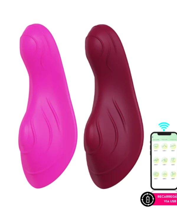 Vibrador de calcinha por aplicativo PRJ 9 - PINK