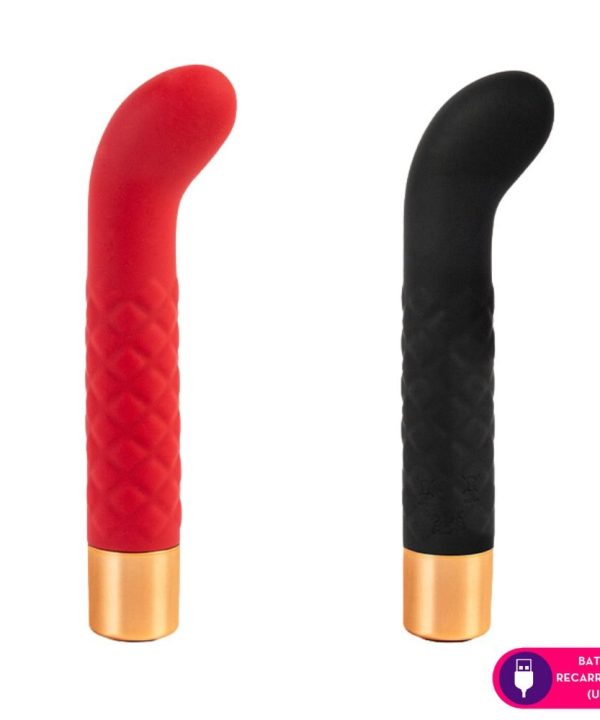 Vibrador com curvatura ponto G 5d - VERMELHO