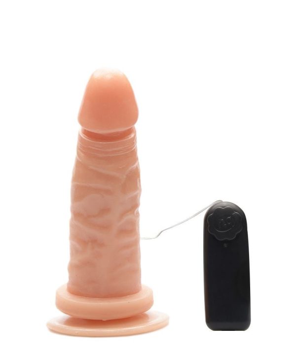 PROTESE COM VIBRO GARANHÃO 14,5 X 4CM