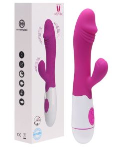 Vibrador Recarregável Ponto G 30 Modos De Vibração - pink