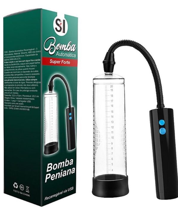 BOMBA PENIANA AUTOMÁTICA RECARREGÁVEL 3 INTENSIDADES