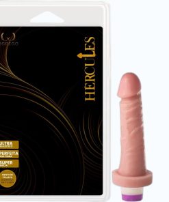 Pênis Vibrador Hércules – Hades 18 x 3,8 cm - BEGE