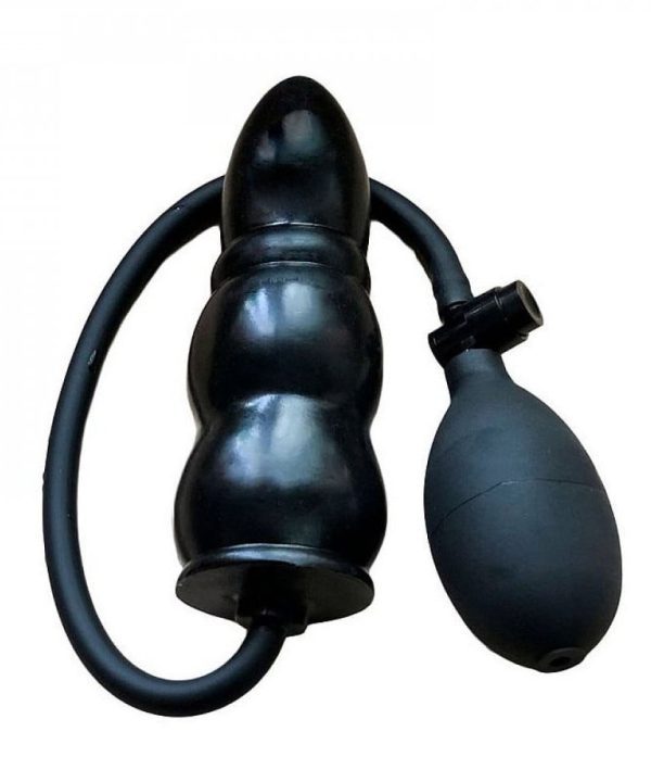 PLUG ANAL ESCALONADO SILICONE INFLÁVEL 14X4,2CM