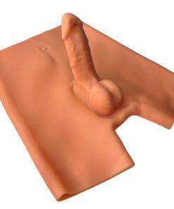 Cinta Peniana Estilo Short com Pênis Realístico com Escroto, Veias Salientes e Glande – Dildo Underwear  16CM