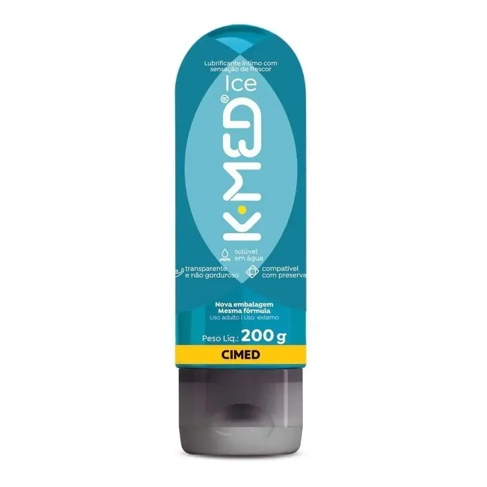 O Grego Sex Shop 1 K-MED ICE GEL LUBRIFICANTE ÍNTIMO 200G CIMED