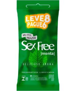 Preservativo Menta Com 8 Unidades