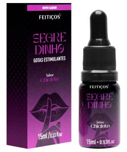 Segredinho Aromático Gotas Excitantes 15Ml - chiclete