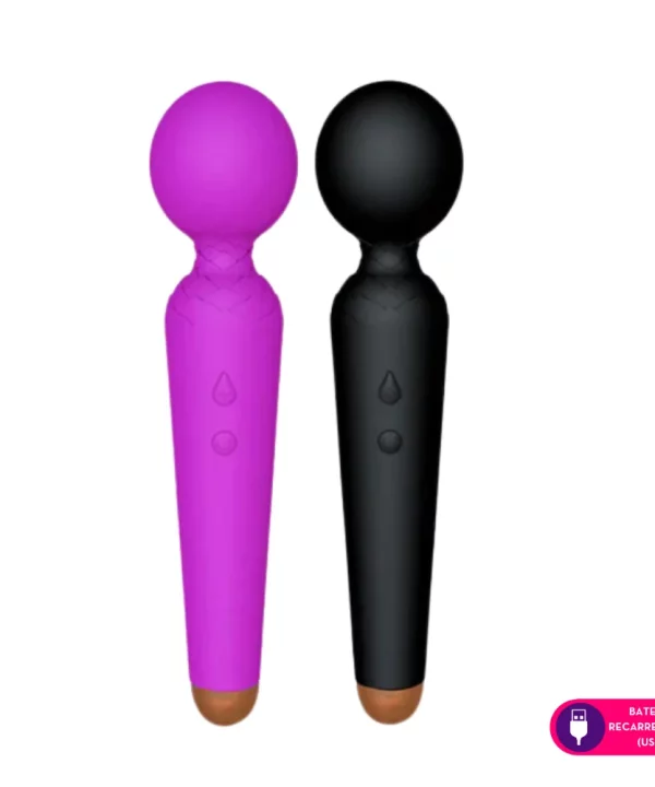 Massageador Varinha Mágica Lottus - PRETO