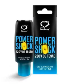 POWER SHOCK 220V DE TESÃO ELETRIZANTE GEL 15G