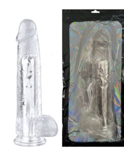Prótese Realística Recarregável 25,5 cm com Veias Salientes, Glande, Escroto e Ventosa