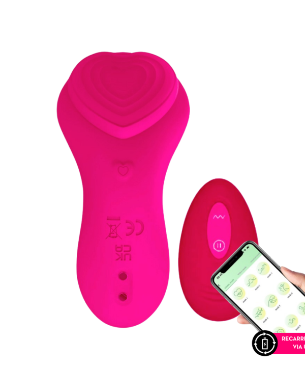Vibrador de calcinha por aplicativo e controle remoto LS9
