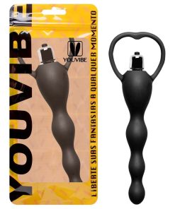 Plug Anal Vibro Toque Macio E Aveludado 16 X 3,5Cm