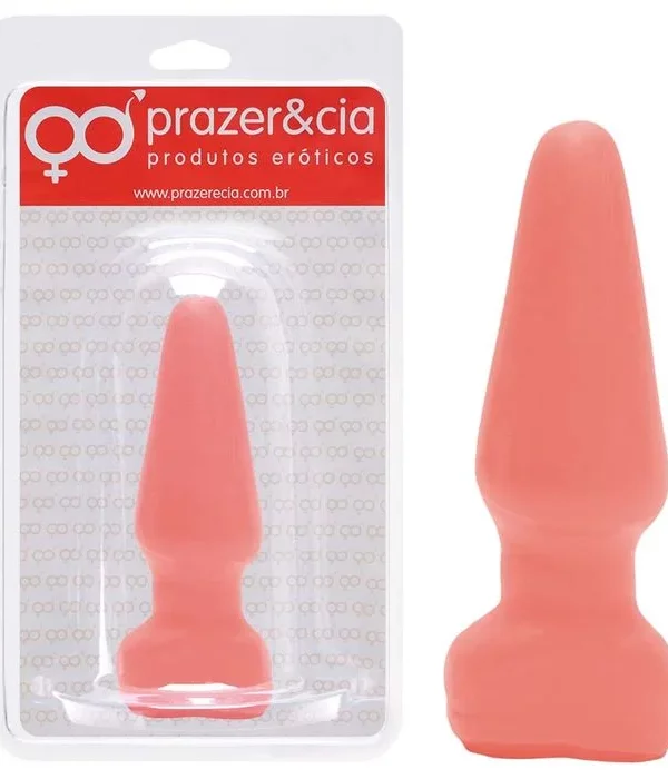 Plug Anal De Borracha Maciça 11 X 3,5Cm