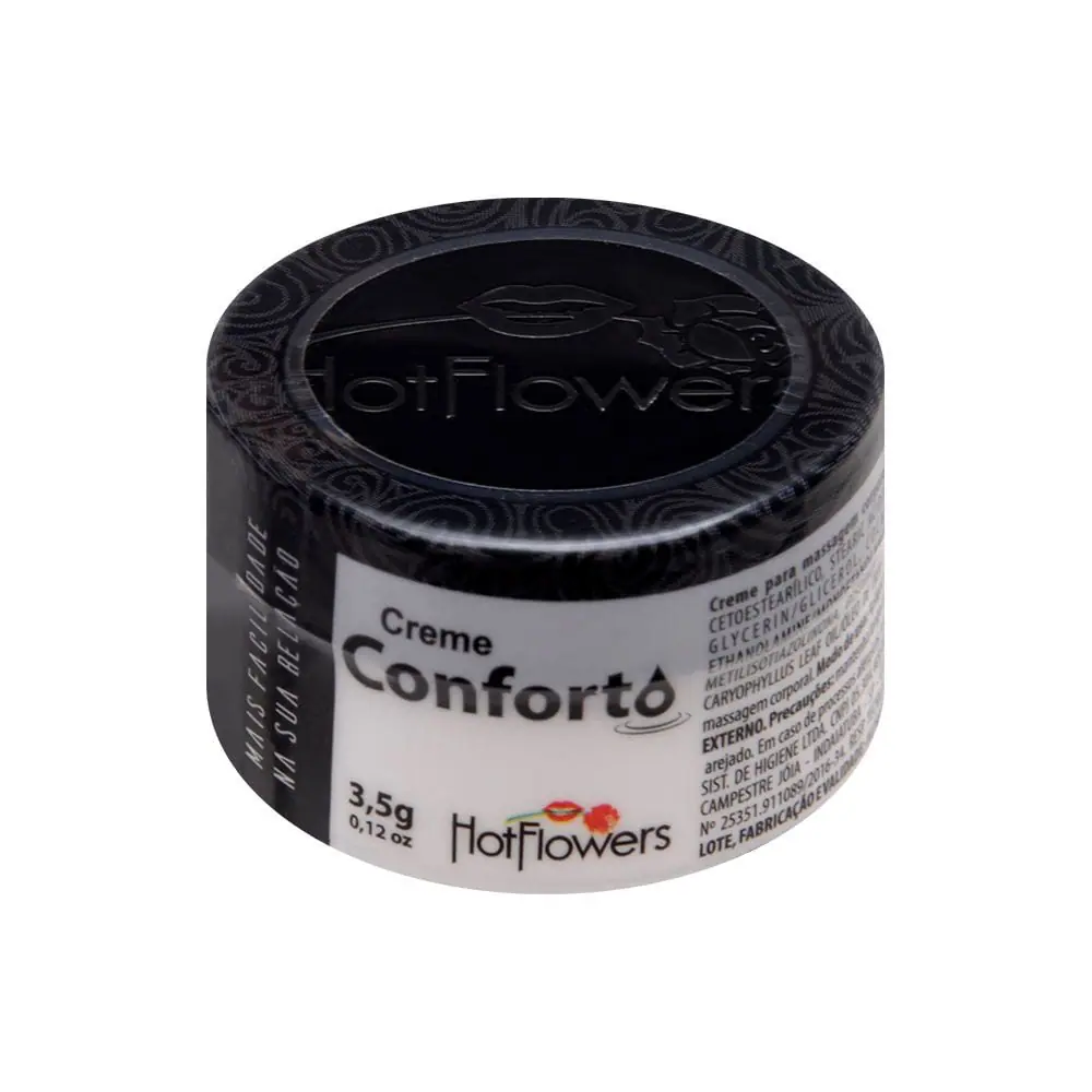 O Grego Sex Shop 1 Conforto Anal Creme Funcional 3,5G Hot Flowers