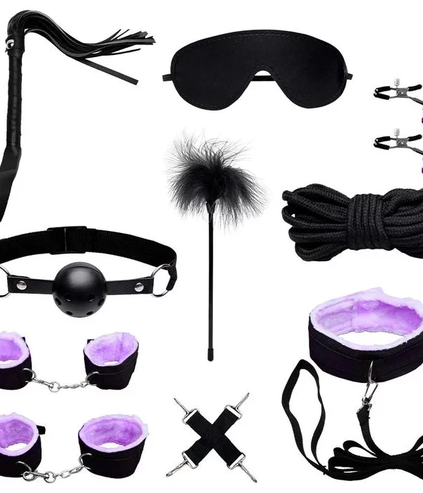Kit Sado Bondage Black Wolf - roxo
