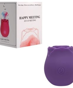 Estimulador flower com Tecnologia de Vibroar FJK - ROXO
