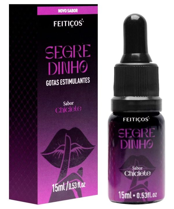 Segredinho Aromático Gotas Excitantes 15Ml - chiclete