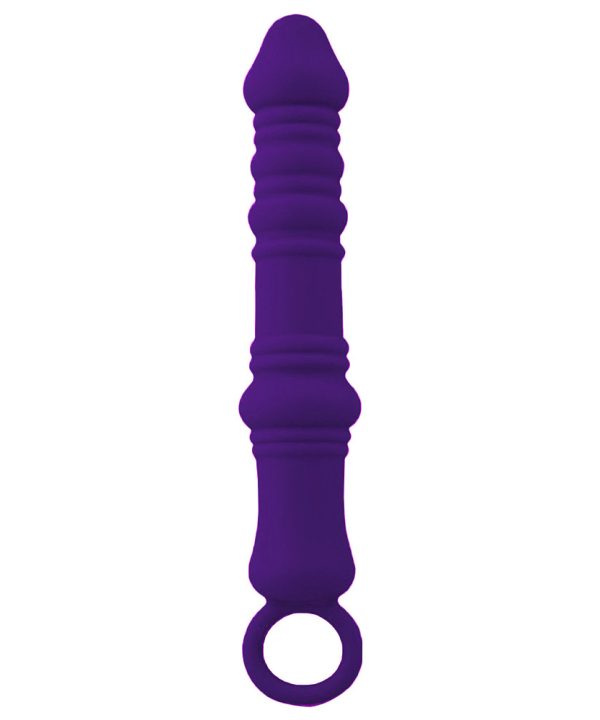 Plug Silicone Relevos Estimulantes - PRETO