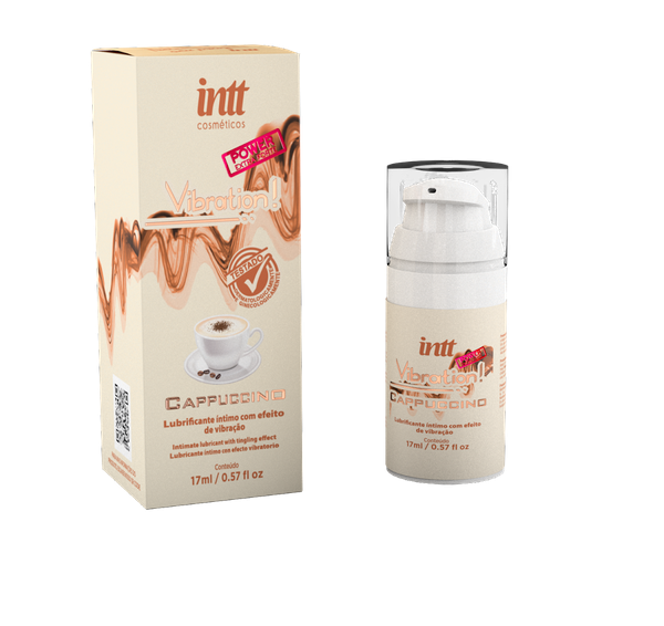 Vibration Power Cappuccino Gel Vibração Pulsação e Aquecimento 17ml - Intt