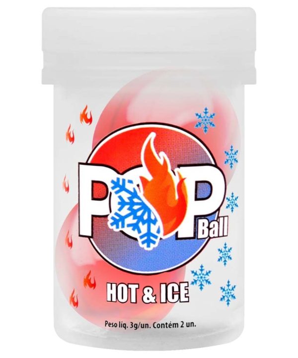 Pop Ball Bolinha Lubrificante Hot Ice
