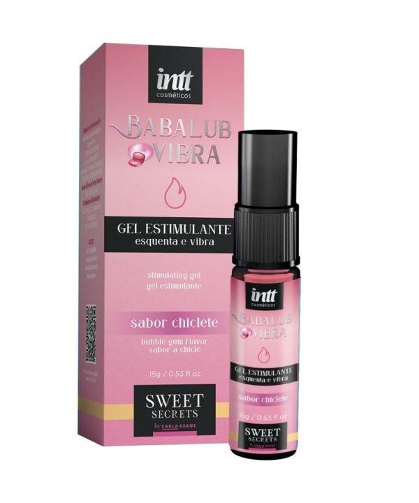 Babalub Vibra Hot Unissex Aroma Chiclete By Carla Geane 15g