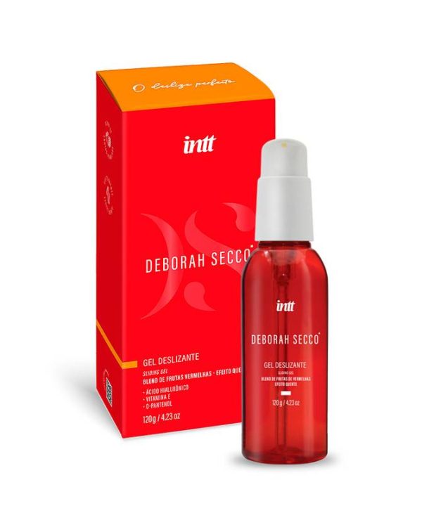 Gel Lubrificante Deslizante Déborah Secco Frutas Vermelhas Efeito Quente