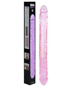 Pênis Duplo Dildo Double 33,5 X 3,2Cm Youvibe Vipmix - ROSA