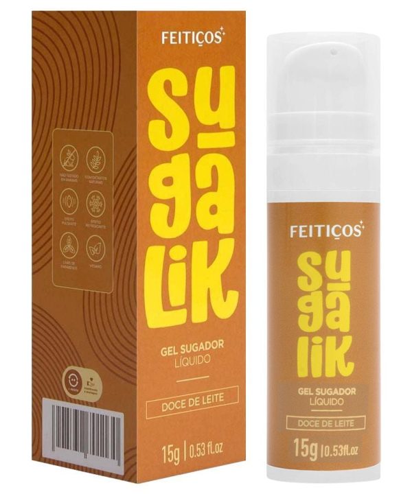 Sugalik Sugador Pulsador Líquido 15G - LEITE CONDENSADO
