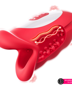 Masturbador Masculino em Formato de Boca com Vibro AX8