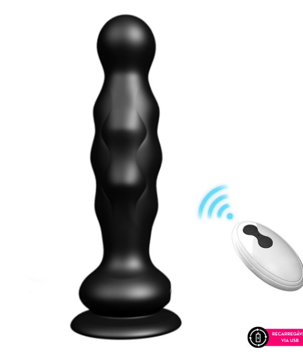 Plug anal vai e vem com controle remoto  10SA
