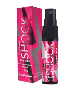 Shock Plus Spray Eletrizante Beijável 15ml Sofisticatto - MORANGO