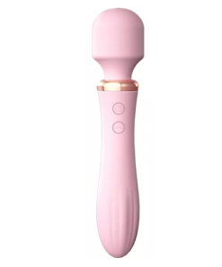 Massageador varinha mágica com aquecimento 10v3 - ROSA
