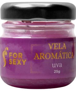 Vela Aromática Massagem Beijável - Uva