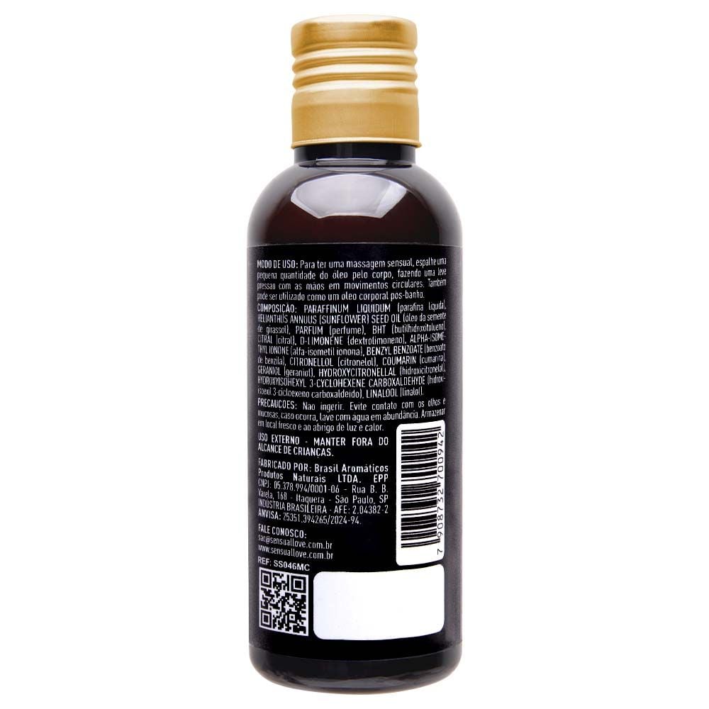 O Grego Sex Shop 3 Óleo Corporal Para Massagem 120Ml - MORANGO COM CHAMPANHE - Imagem 3