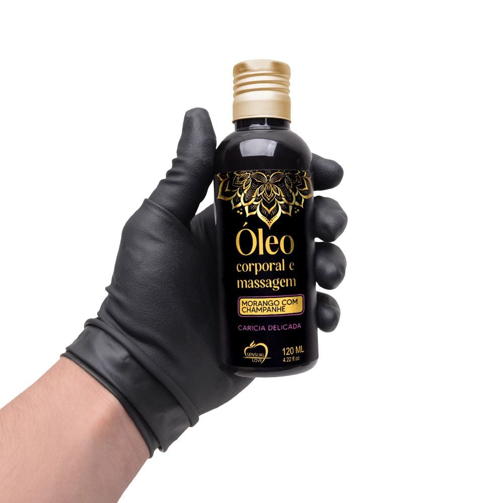 O Grego Sex Shop 2 Óleo Corporal Para Massagem 120Ml - MORANGO COM CHAMPANHE - Imagem 2