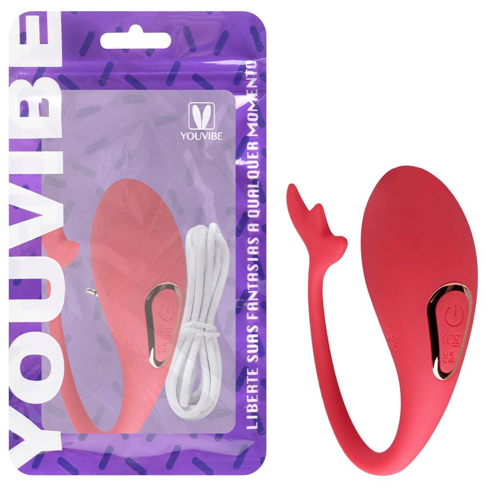 O Grego Sex Shop 1 Estimulador Ponto G Controle App Bernice - VERMELHO