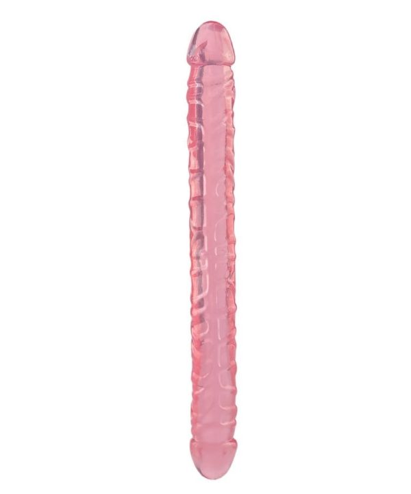 PÊNIS DILDO REALÍSTICO DUPLO 33,5CM