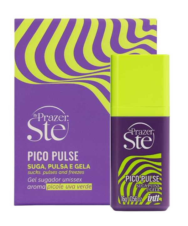 Pico Pulse Gel Sugador Unissex By Prazer Ste 16G - uva verde
