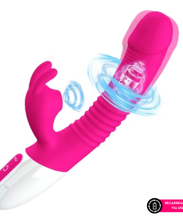 Vibrador ponto G com estimulador por tecnologia vibroar F3