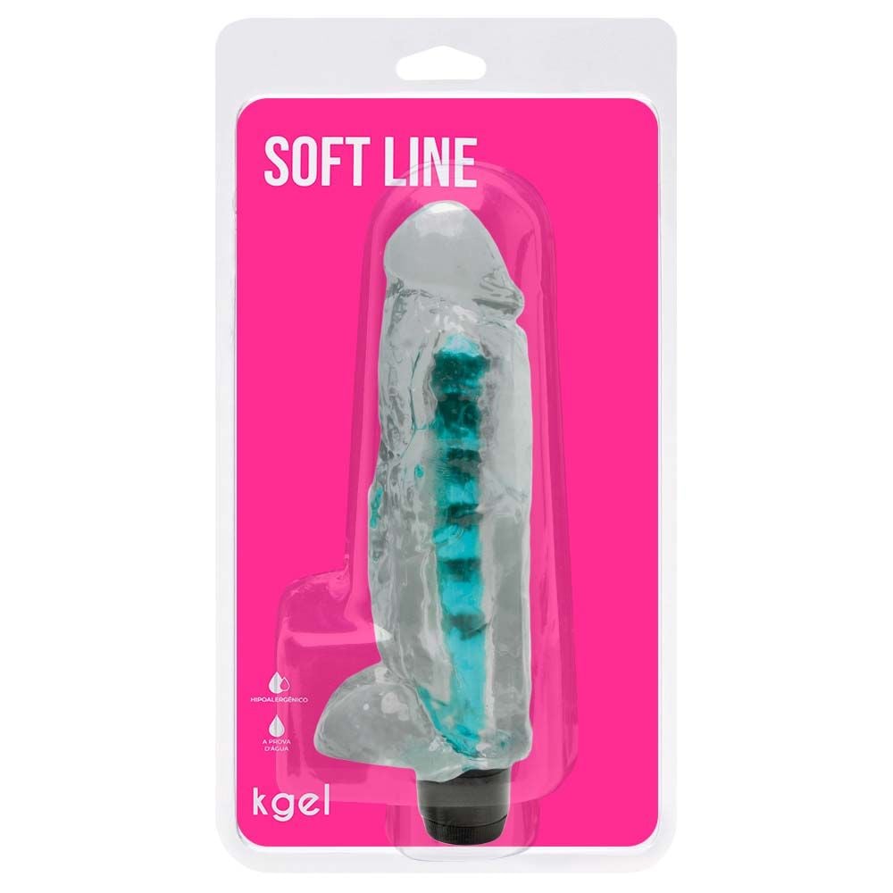 O Grego Sex Shop 7 Pênis Vibrador Jelly 18,5 X 4,5Cm Multivelocidade - Imagem 7