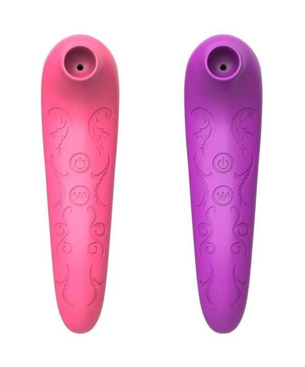 Estimulador Clitóriano Air Pressure Usb 10 Vibrações e 10 Pulsações - ROXO