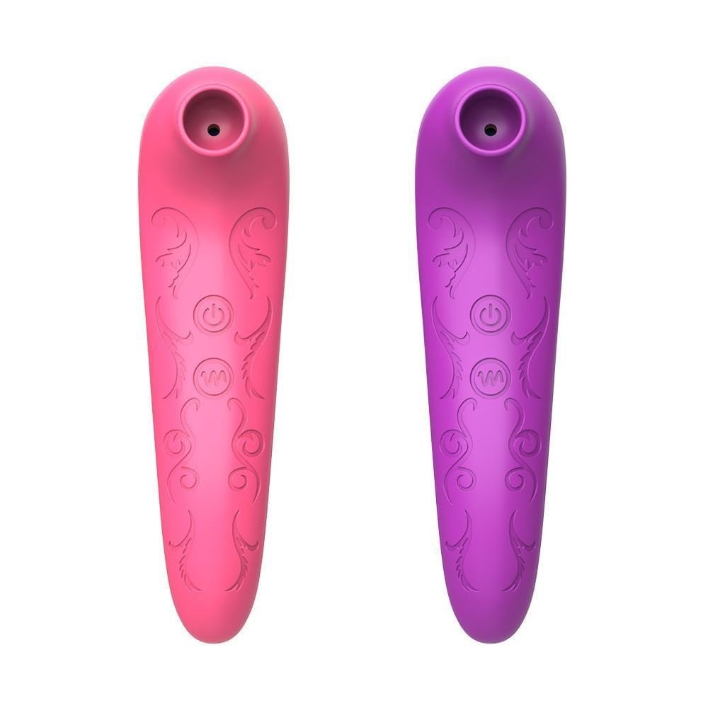 O Grego Sex Shop 1 Estimulador Clitóriano Air Pressure Usb 10 Vibrações e 10 Pulsações - ROXO