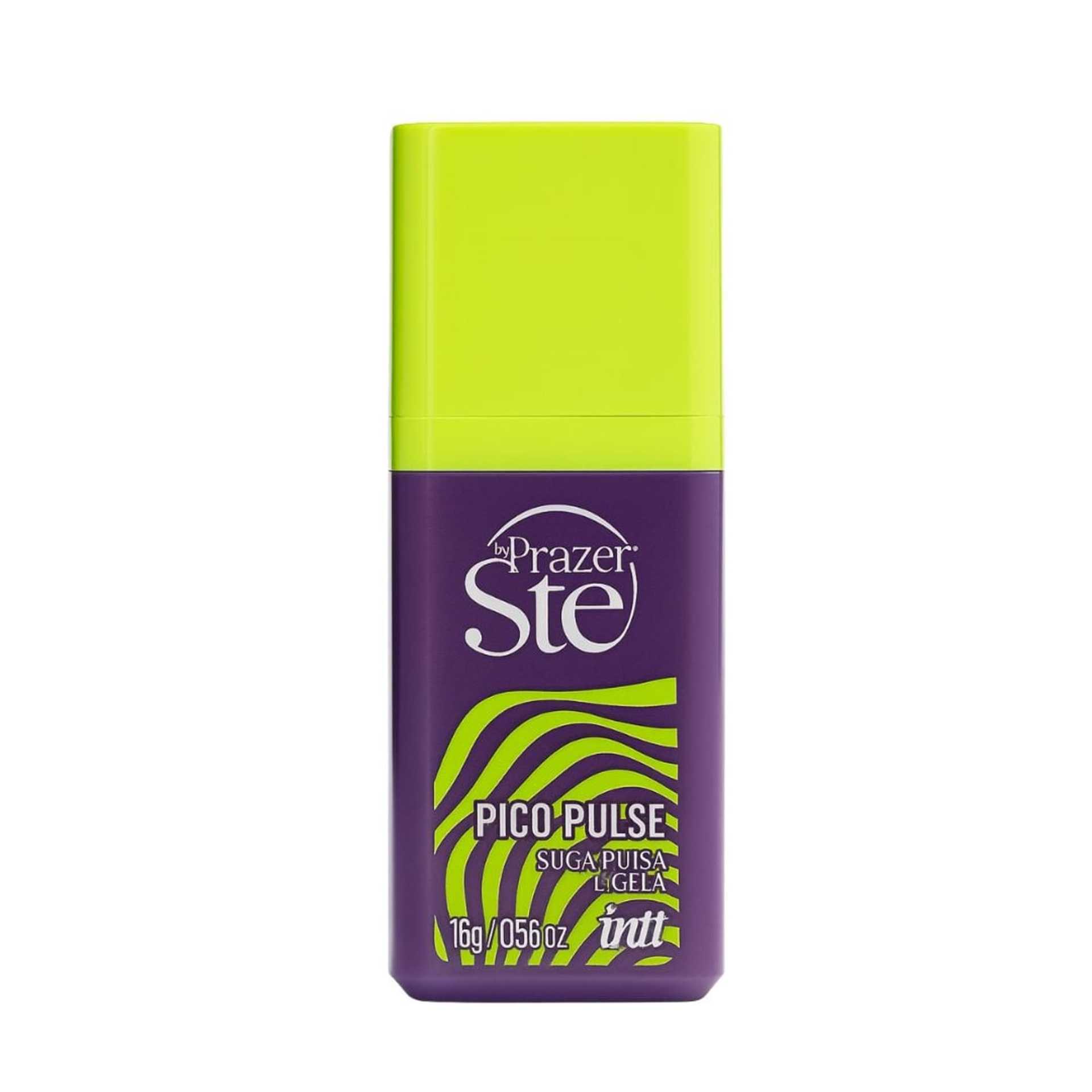 O Grego Sex Shop 2 Pico Pulse Gel Sugador Unissex By Prazer Ste 16G - uva verde - Imagem 2