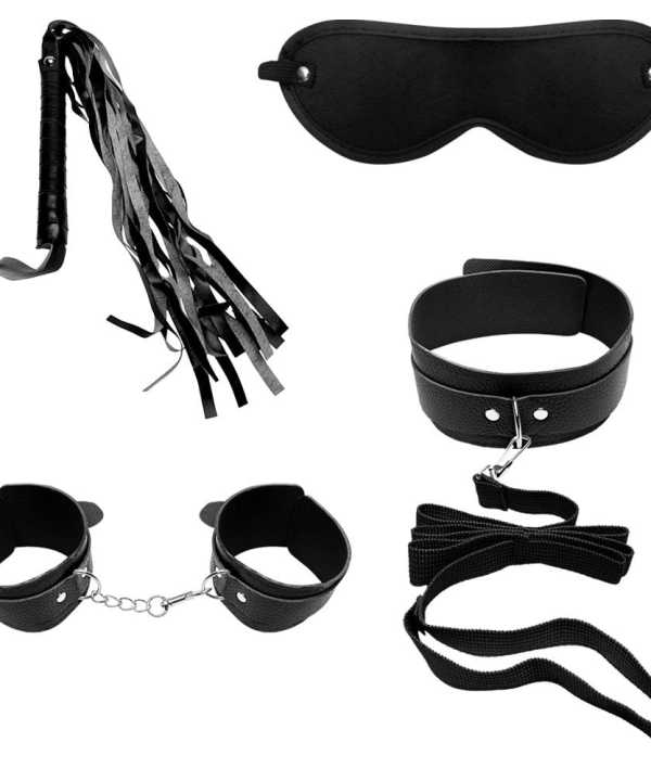 Kit Sado Bondage 5 Itens Youvibe - PRETO