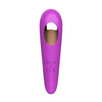 O Grego Sex Shop 3 Estimulador Clitóriano Air Pressure Usb 10 Vibrações e 10 Pulsações - ROXO - Imagem 3