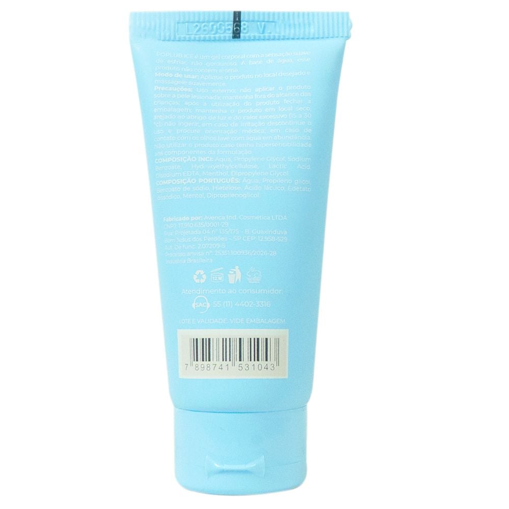 O Grego Sex Shop 4 Pop Lub Ice Lubrificante 60G - Imagem 4