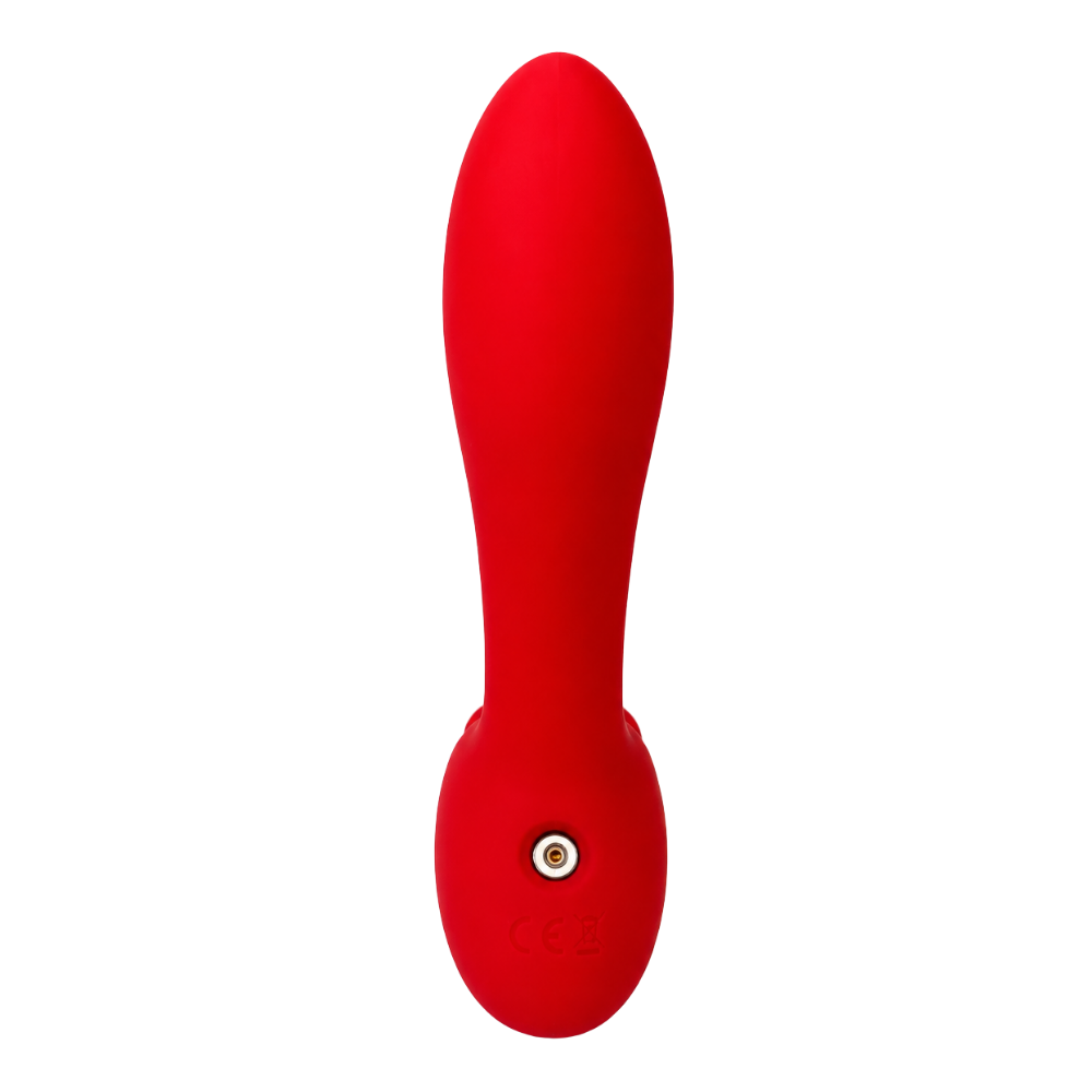 O Grego Sex Shop 8 Vibrador duplo em formato de rosa com esfera giratória - VERMELHO - Imagem 8