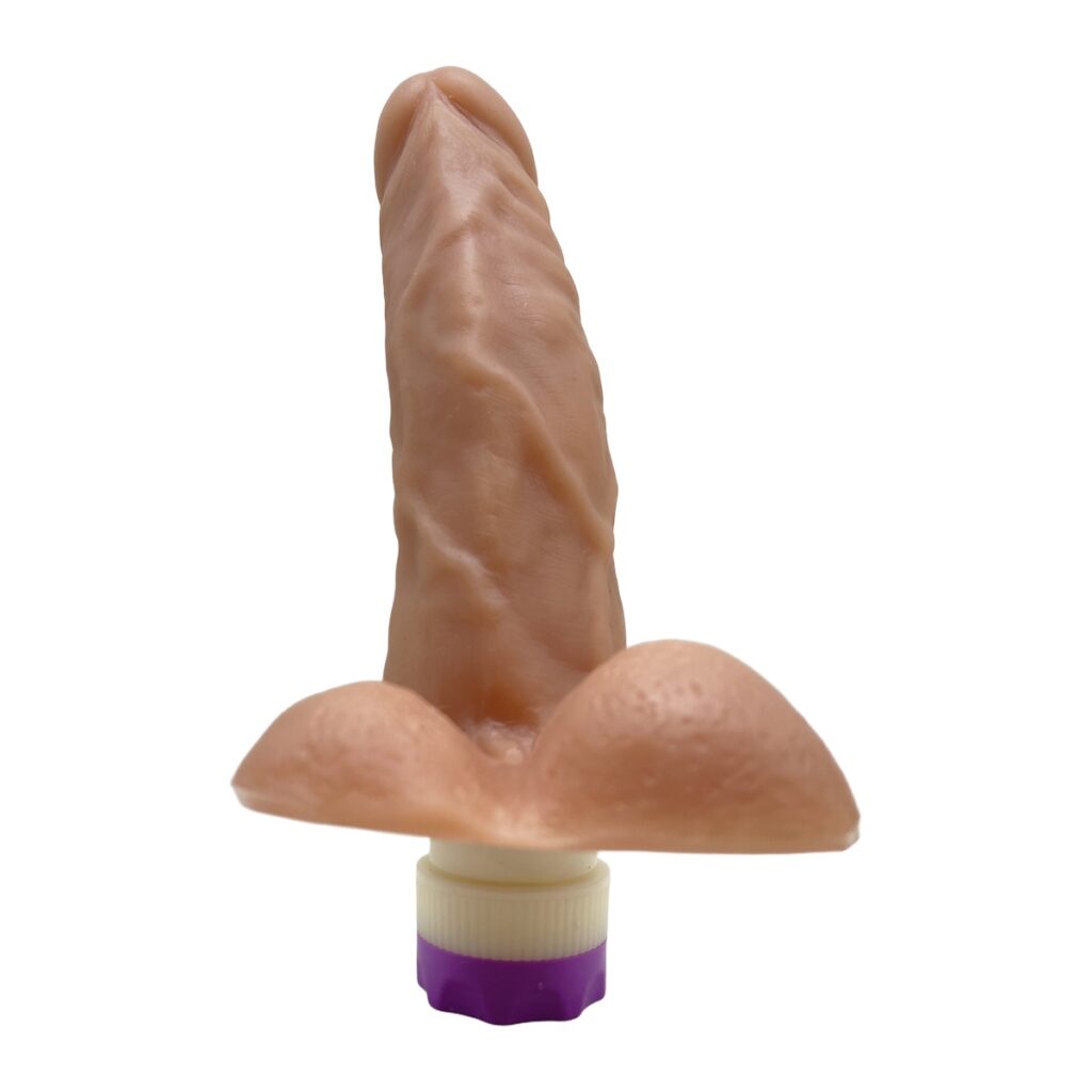 O Grego Sex Shop 4 HÉRCULES POSEIDON – PRÓTESE REALÍSTICA 17,5 x 4,5 CM COM VIBRO – BEGE - Imagem 4