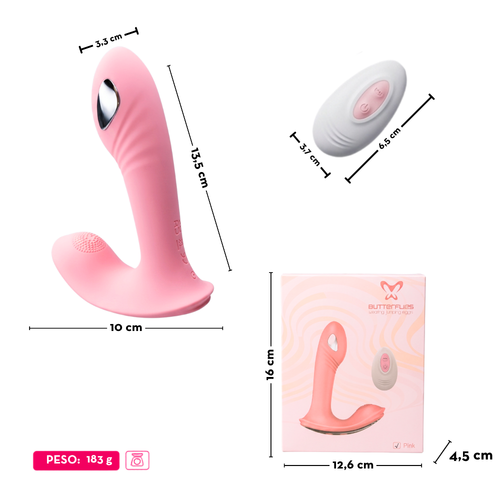 O Grego Sex Shop 4 Vibrador com Estimulação Elétrica, Ponta Texturizada e Controle Remoto - Imagem 4