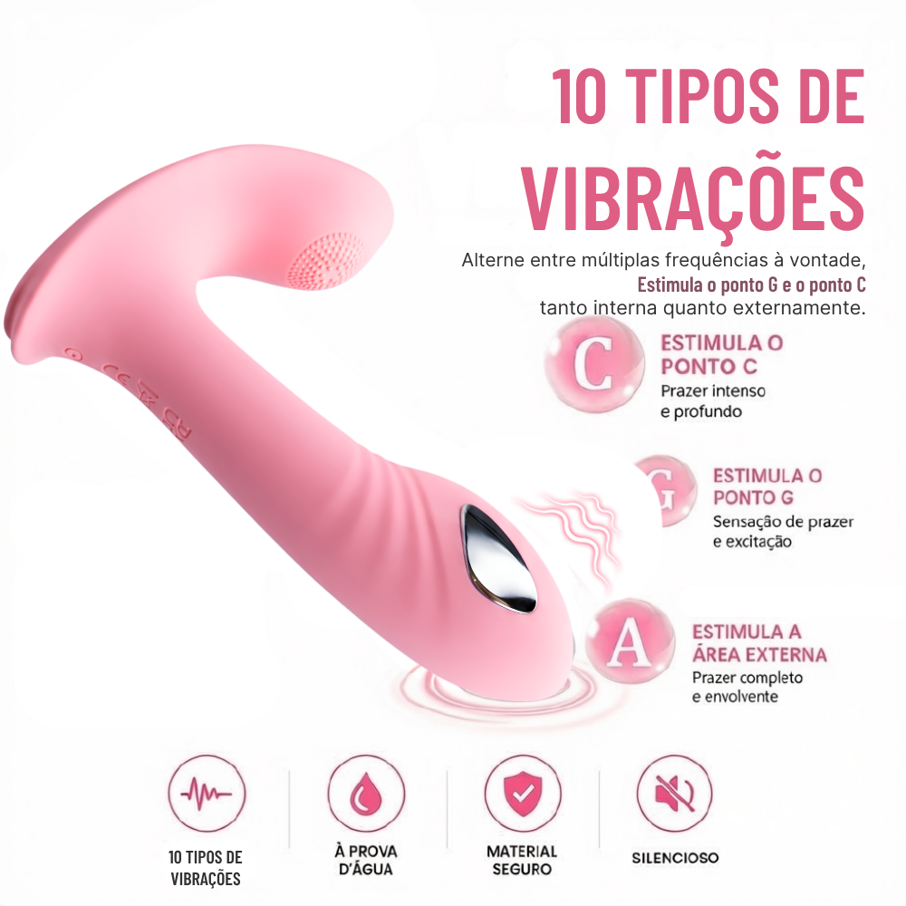 O Grego Sex Shop 5 Vibrador com Estimulação Elétrica, Ponta Texturizada e Controle Remoto - Imagem 5